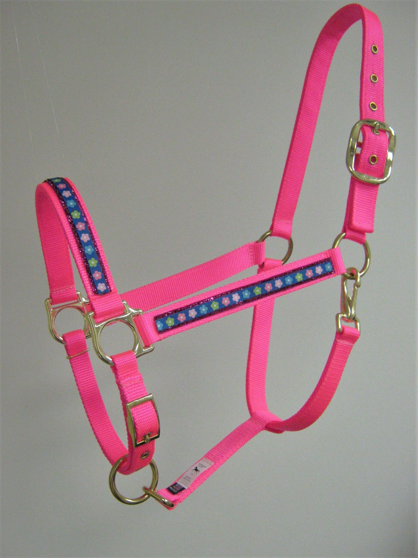 Flower Glitter Horse Halter