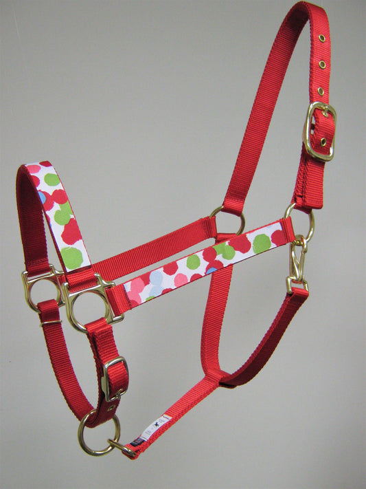 Multi Color Dots Horse Halter