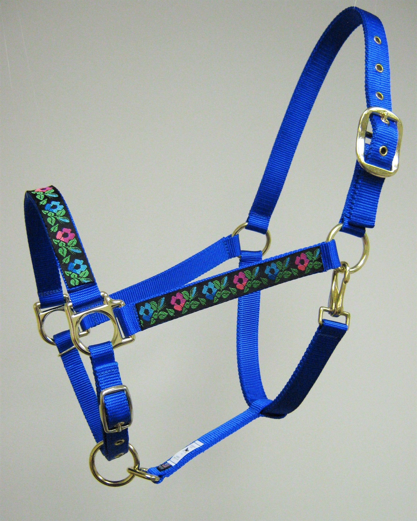 Blue Flower Horse Halter