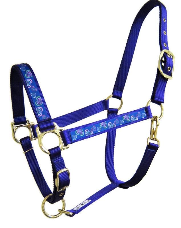 Spiral Hearts Horse Halter