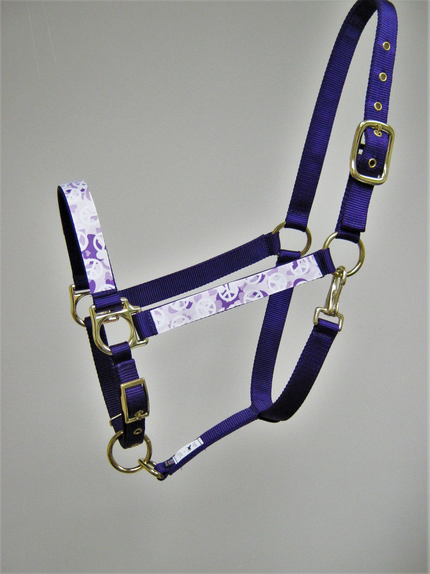 Camouflage Peace Sign Horse Halter