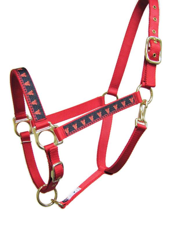 Plaid Reindeer Horse Halter