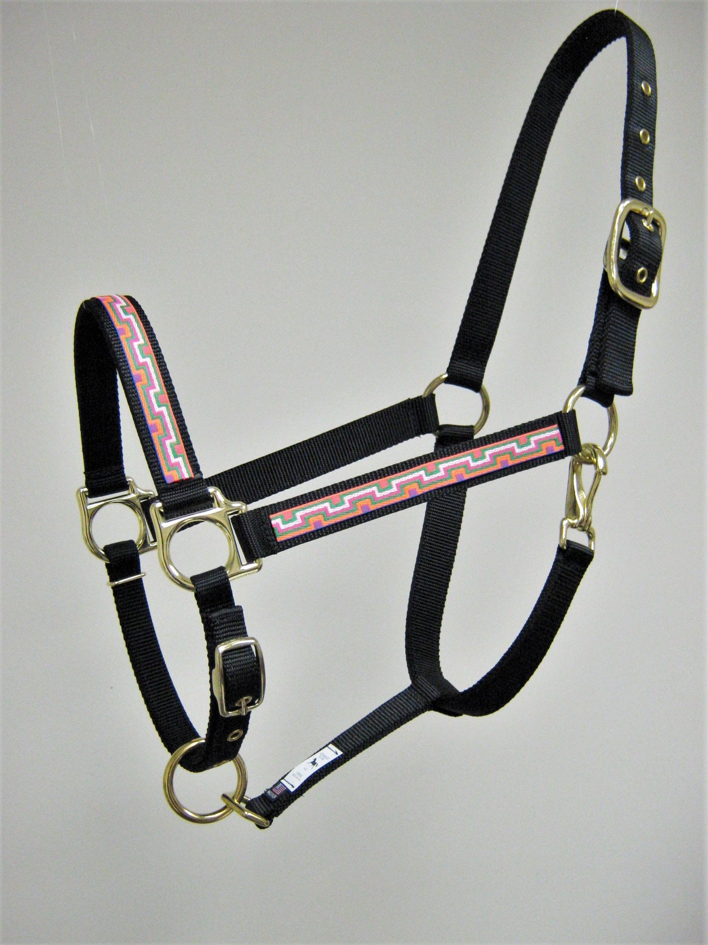 Neon Maze Design Horse Halter