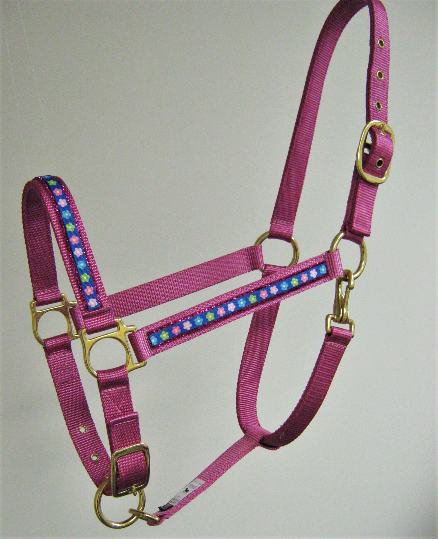 Flower Glitter Horse Halter