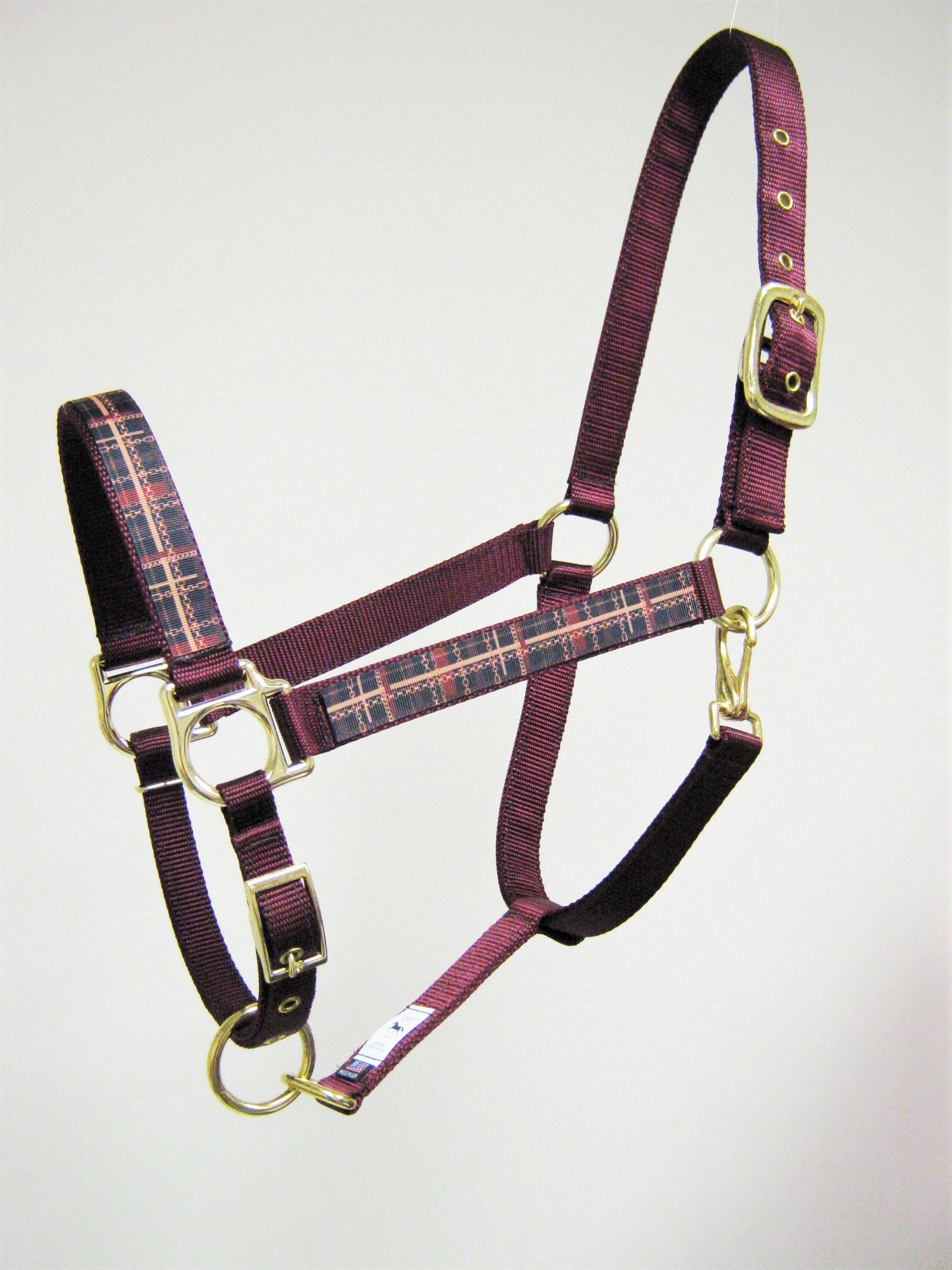 Plaid and Chains Horse Halter