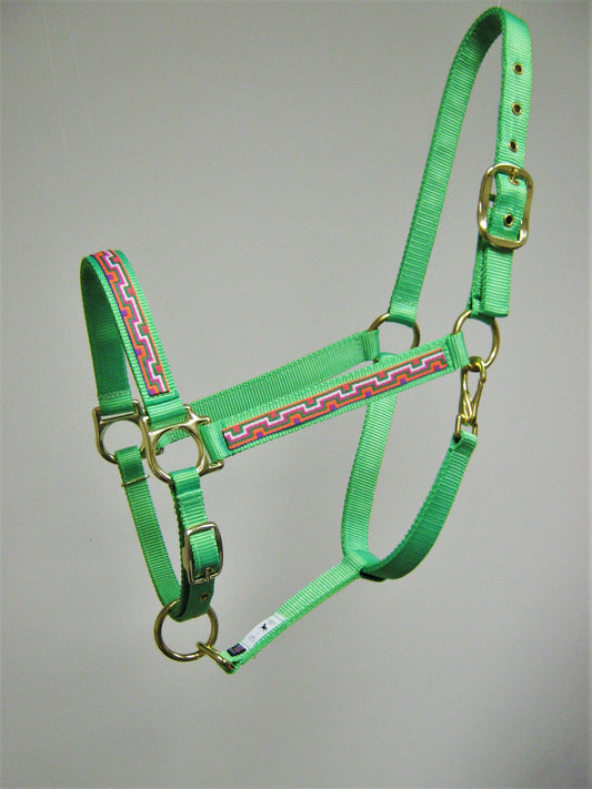 Neon Maze Design Horse Halter