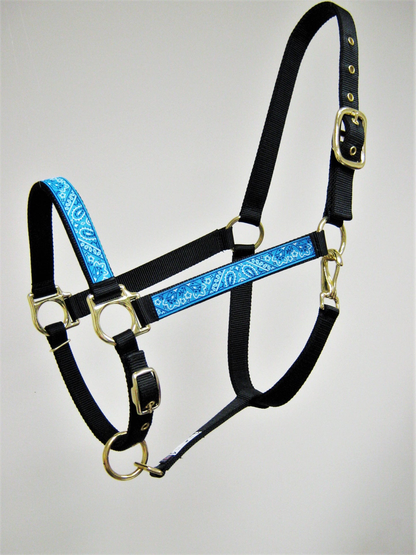 Red or Blue Bandana Horse Halter