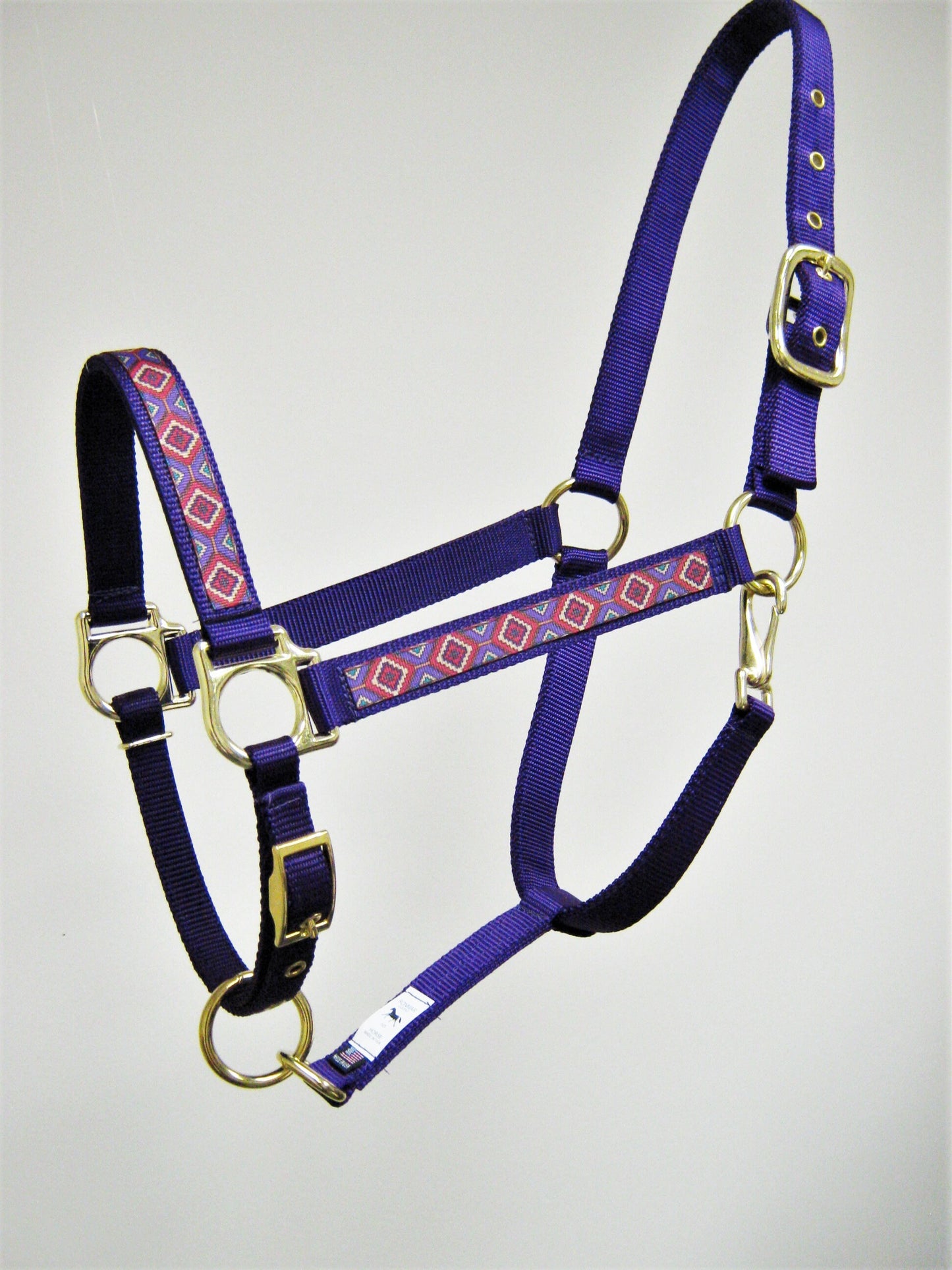 Purple Southwest Horse Halter