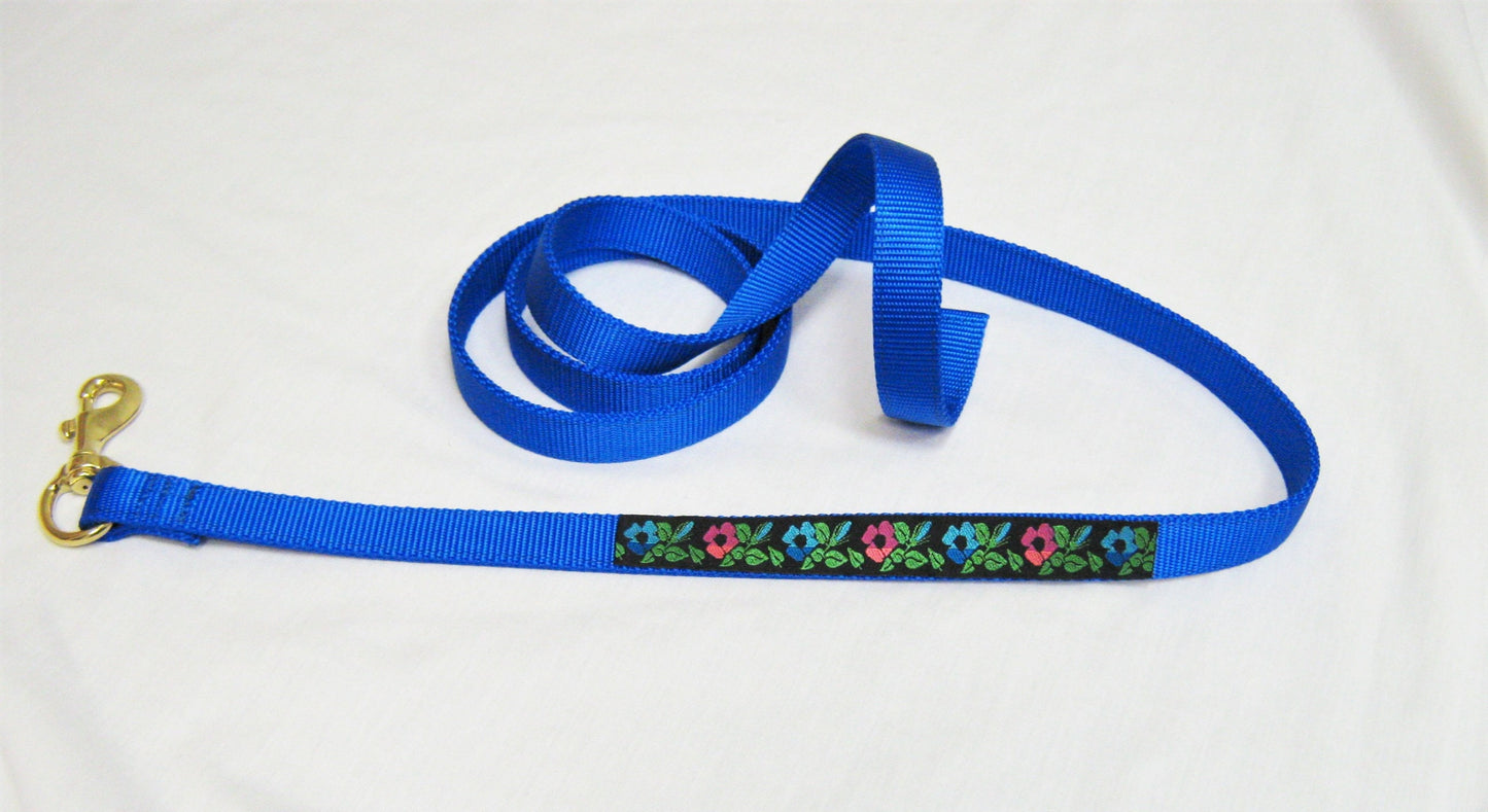 Blue Flower Horse Halter