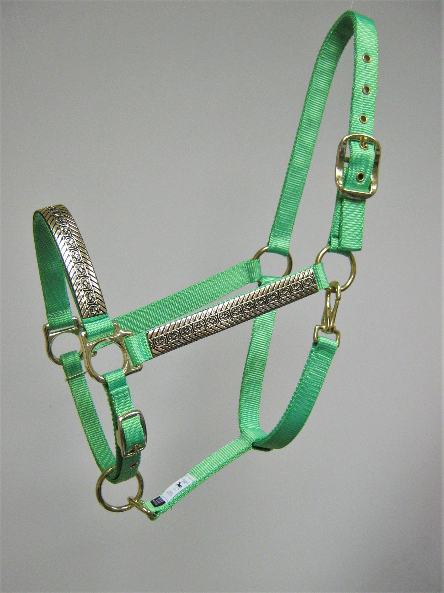 Gold Rodeo Square Design Horse Halter