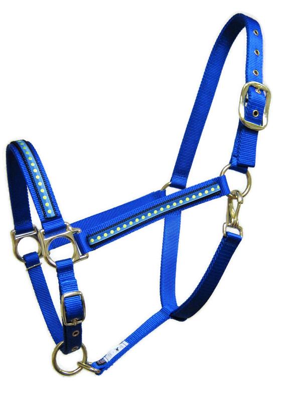Two Tone Dots Horse Halter