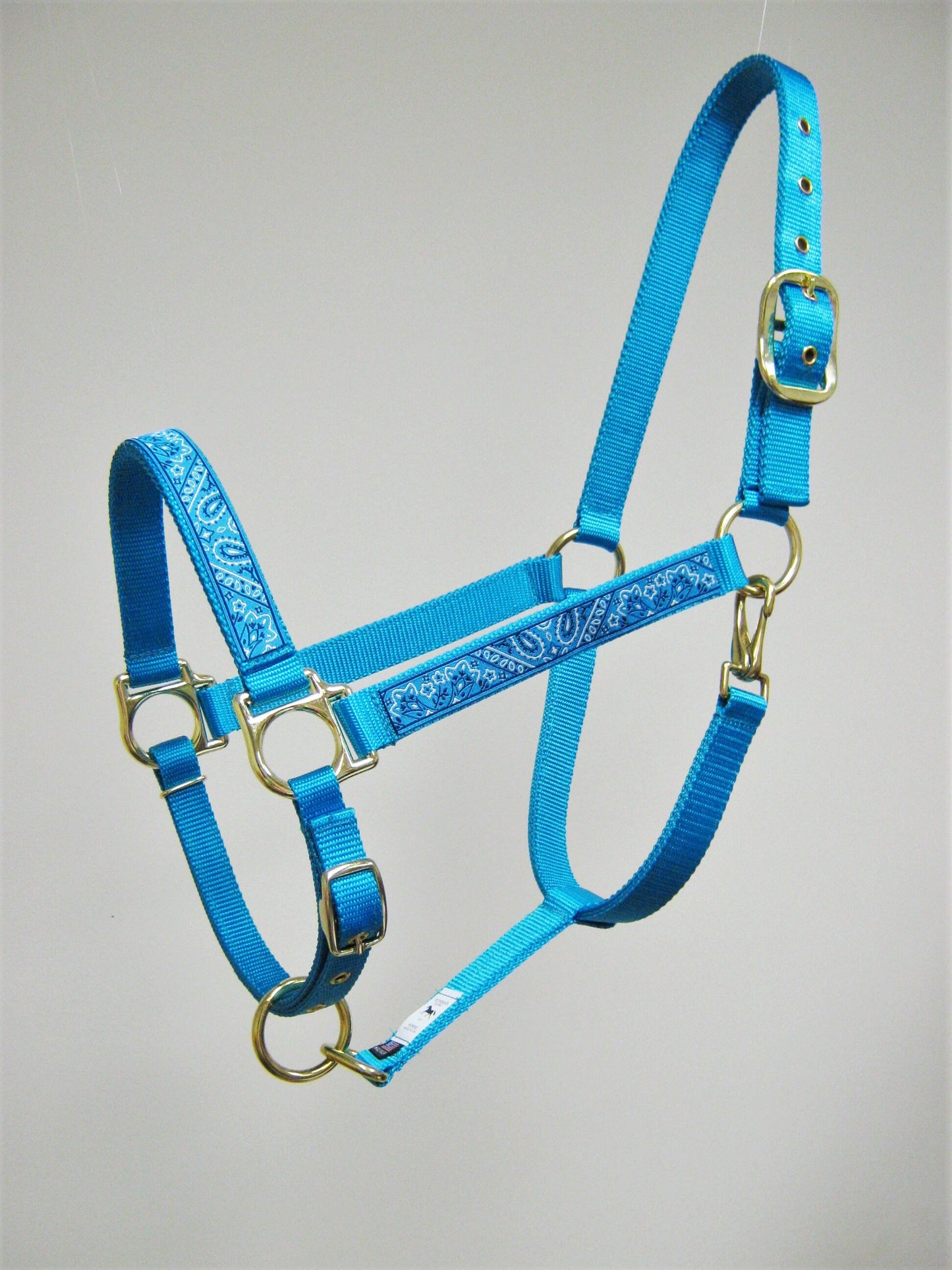 Red or Blue Bandana Horse Halter