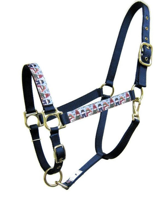 Snowman with Scarf Horse Halter