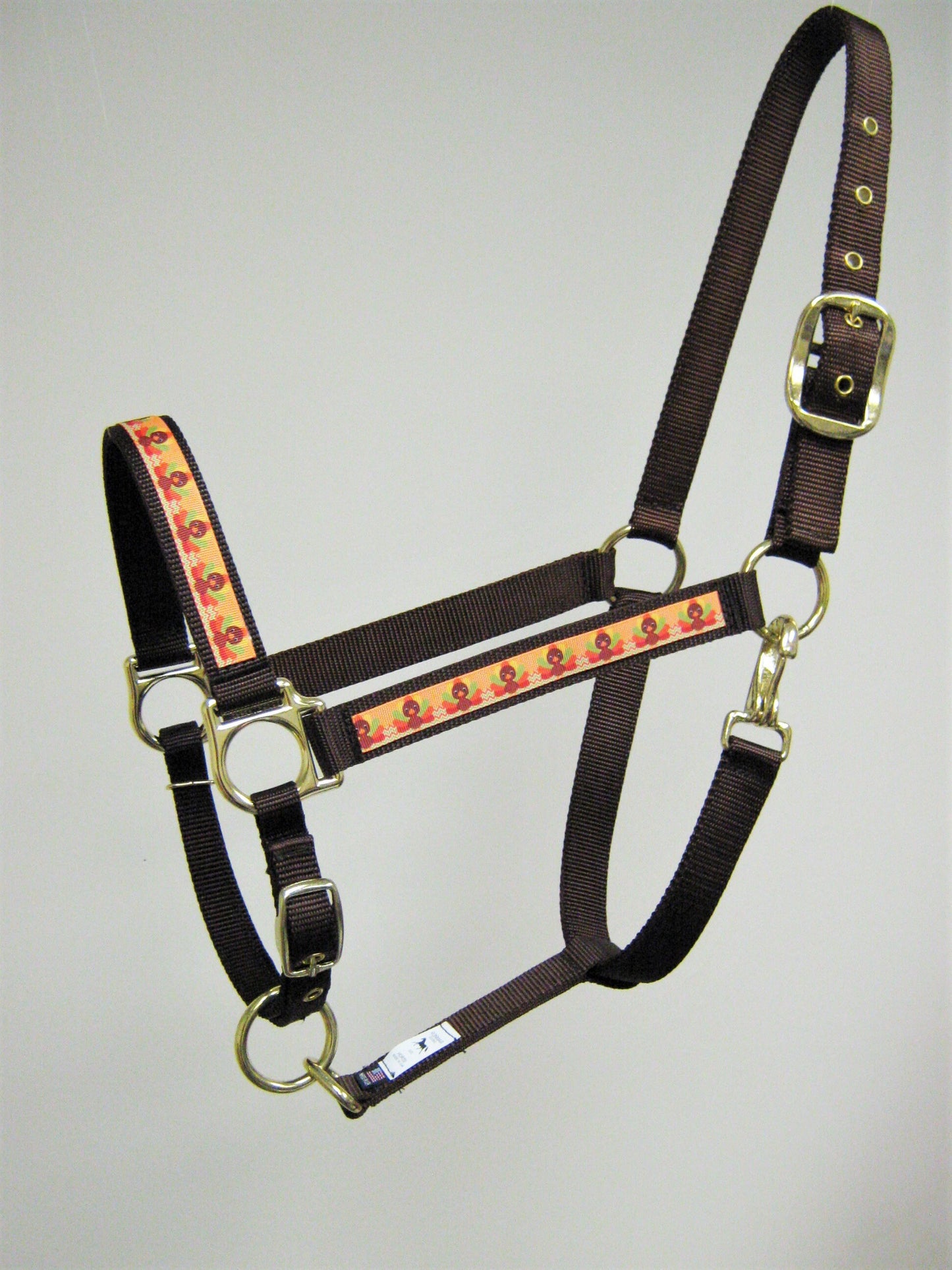 Thanksgiving Turkey Design Horse Halter