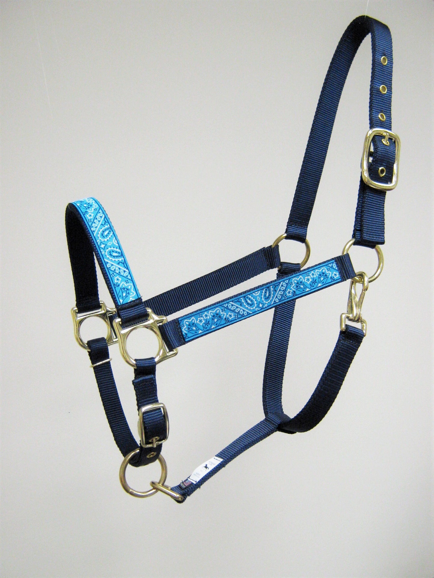 Red or Blue Bandana Horse Halter