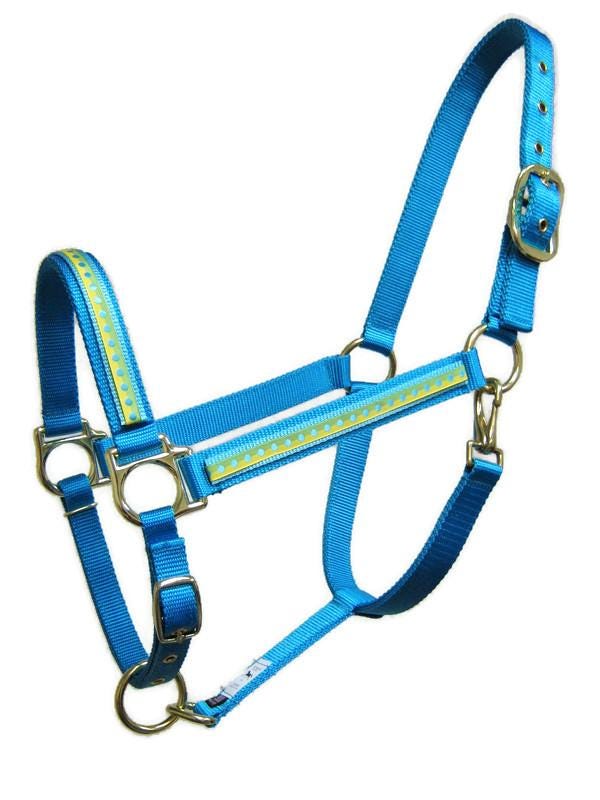 Two Tone Dots Horse Halter