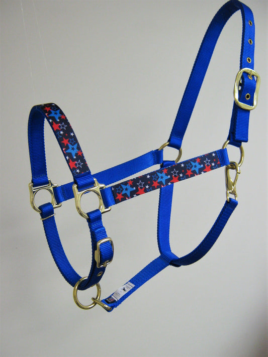 4th of July Stars Horse Halter