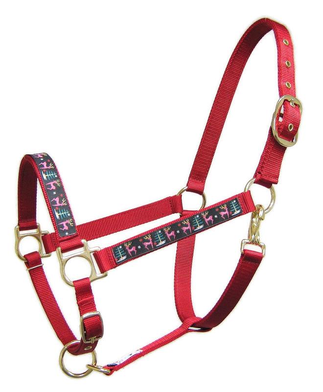 Christmas Reindeer Horse Halter