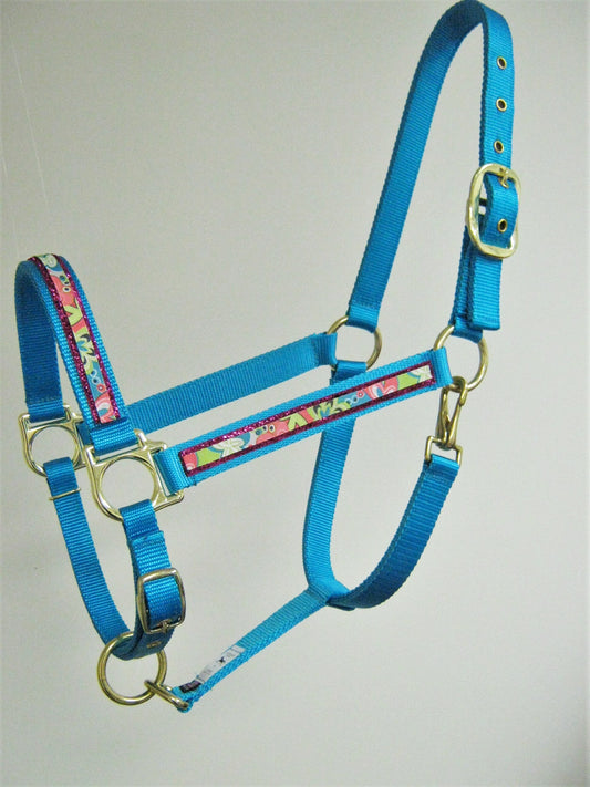 Crazy Daisy Glitter Horse Halter