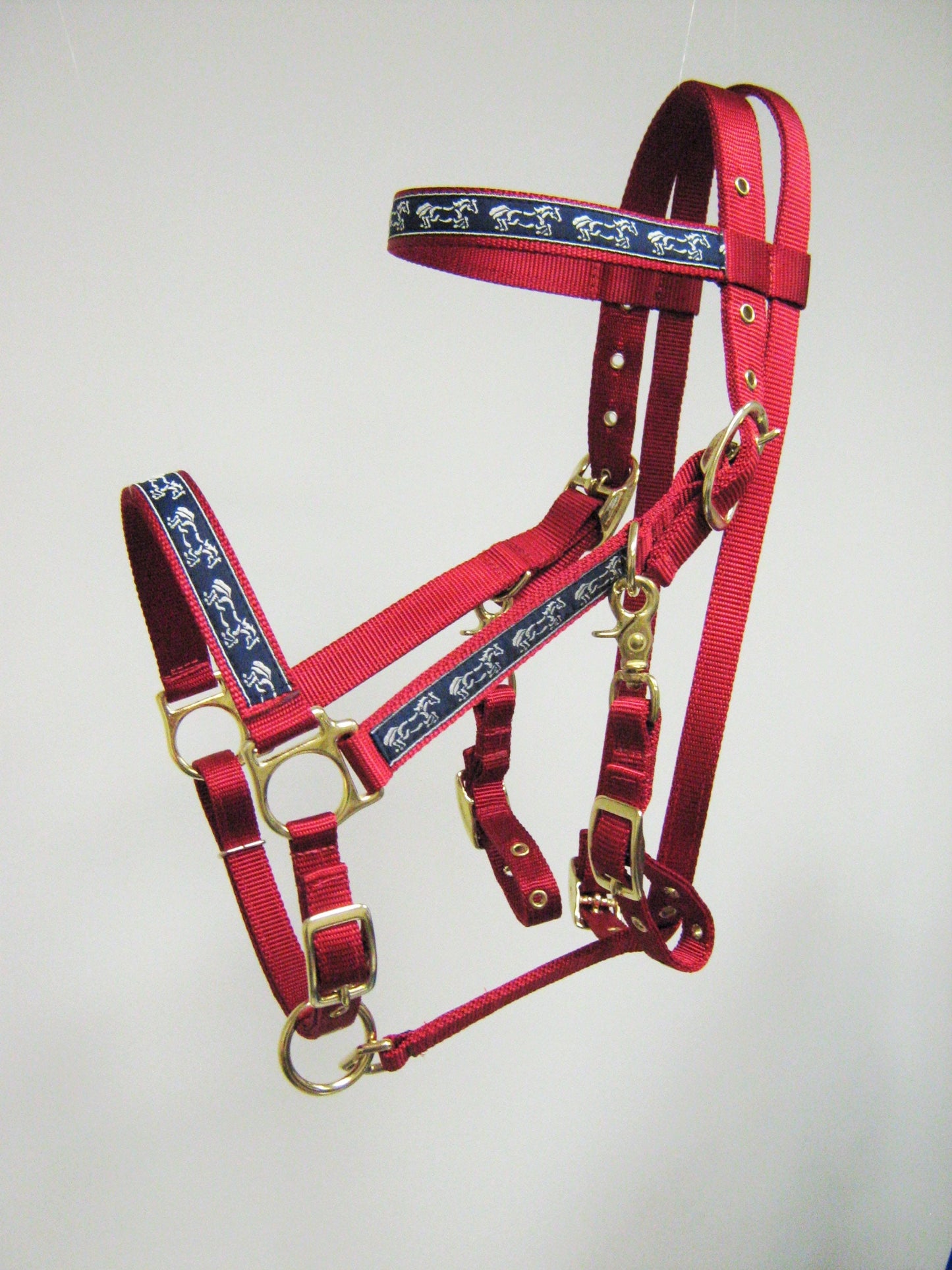 Wild Horses Horse Halter Bridle Combination