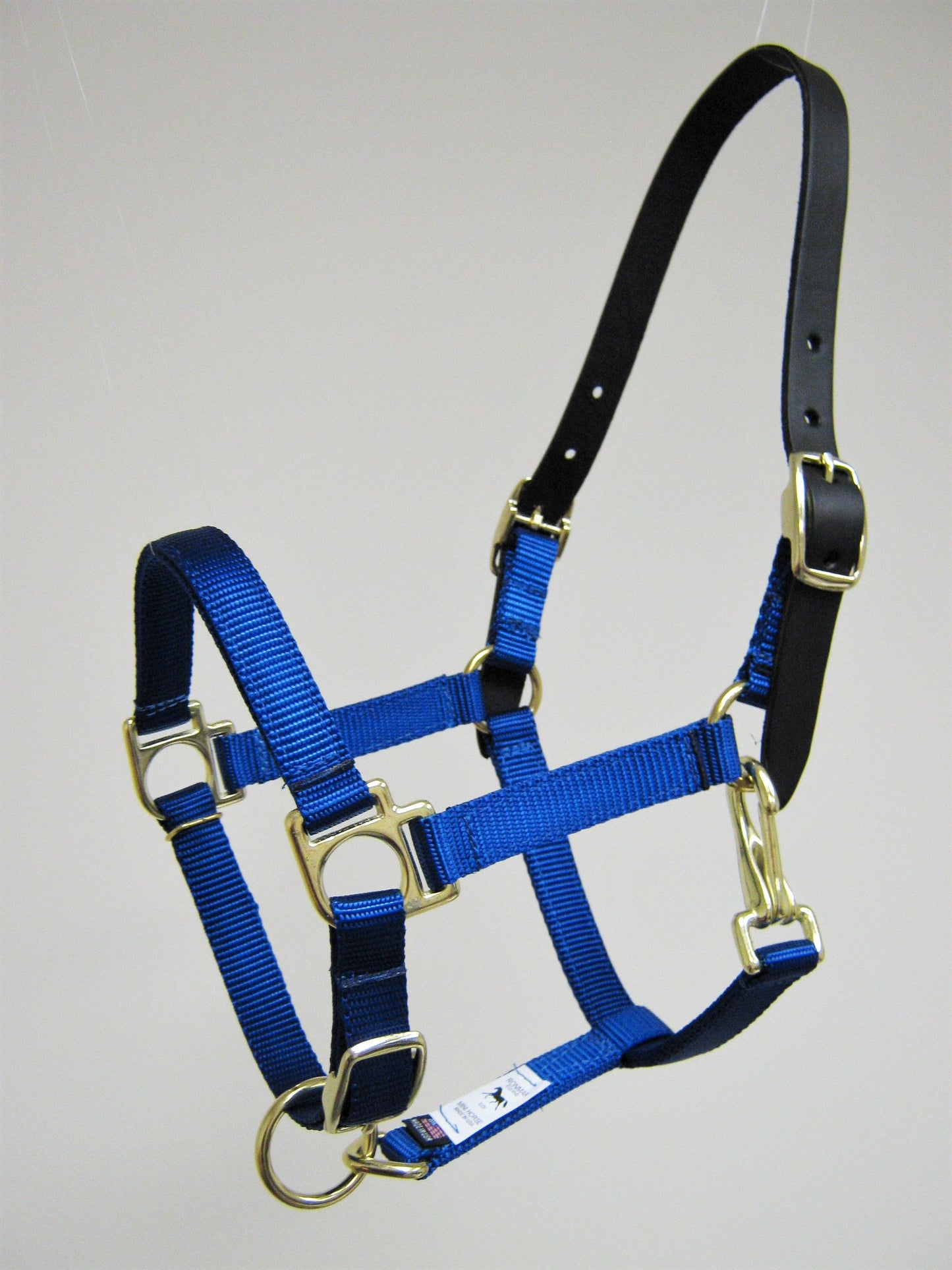 Breakaway Leather Crown Mini Horse Halter