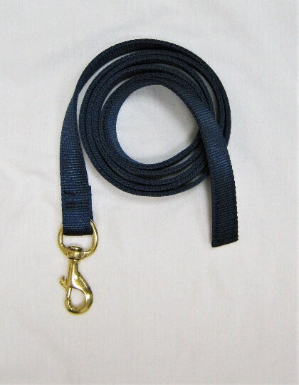 Flat Nylon Lead with Snap