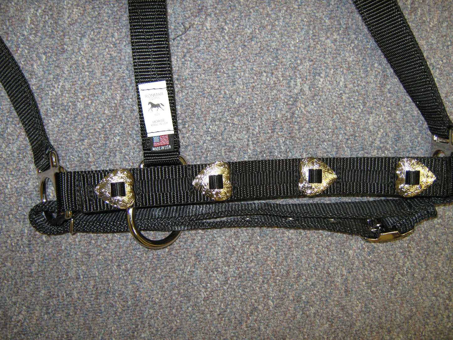 Heart Concho Horse Halter