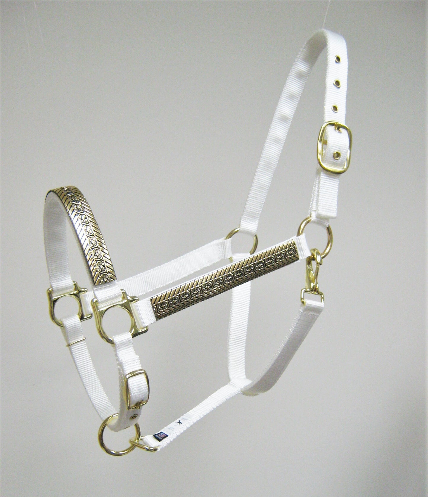 Gold Rodeo Square Design Horse Halter