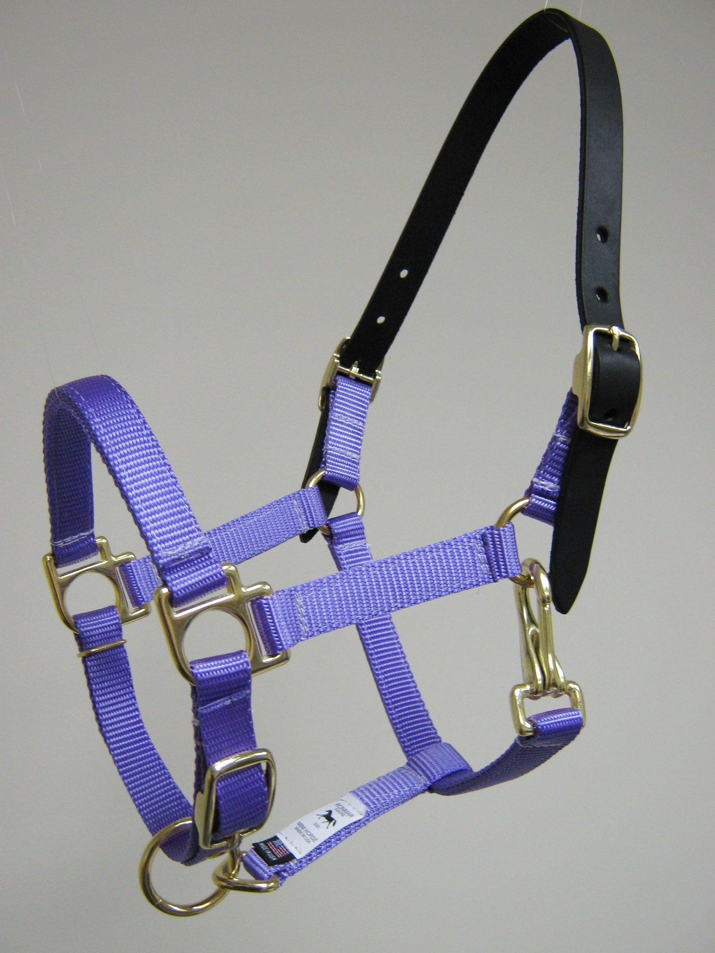 Breakaway Leather Crown Mini Horse Halter