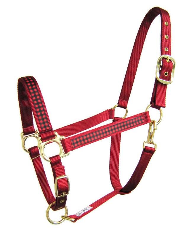 Buffalo Plaid Horse Halter