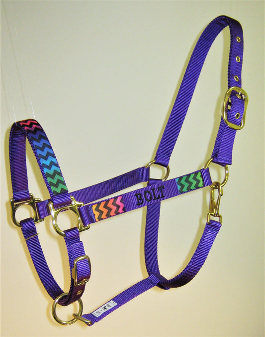 Personalized Ribbon Halter